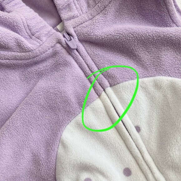 🪴5/$30 9-12 Months Unicorn Purple Fleece Carter's Costume Baby Infant Halloween - Picture 5 of 5